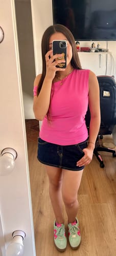 Customer photo review of TOP EMMA ROSADO