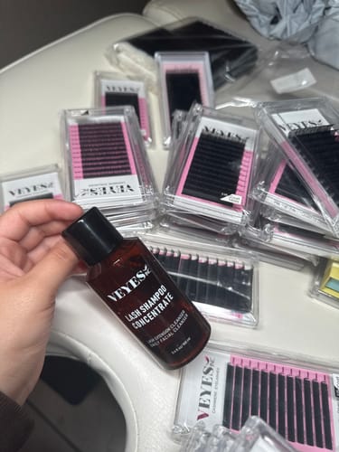 Customer photo review of Lash Shampoo Concentrate 100ML