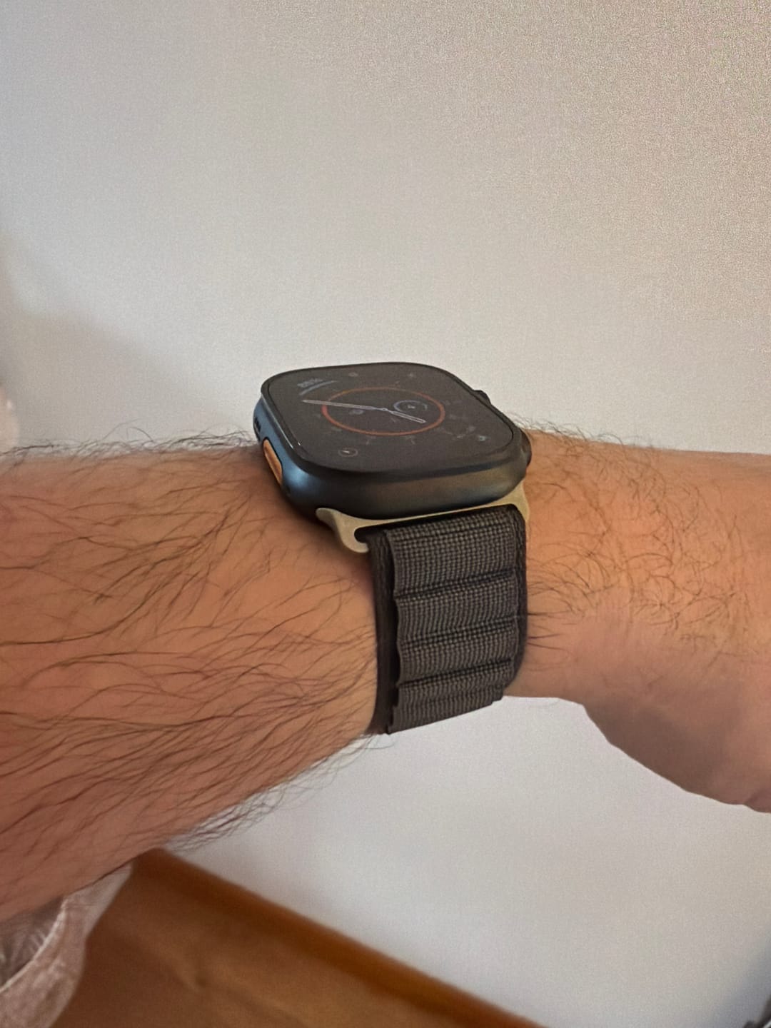 Customer photo review of Alpine Nylon Loop Strap for Apple Watch