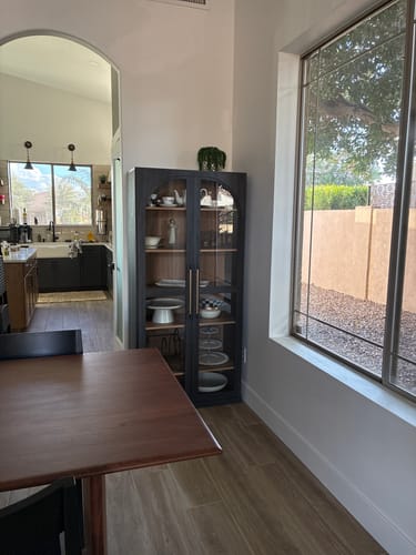 Customer photo review of Jagger 67" Tall Display Cabinet