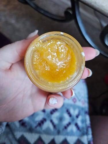 Customer photo review of Grape Ape | Live Resin Diamonds