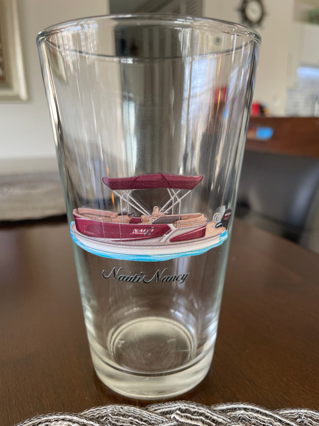 Customer photo review of Custom Pint Glasses