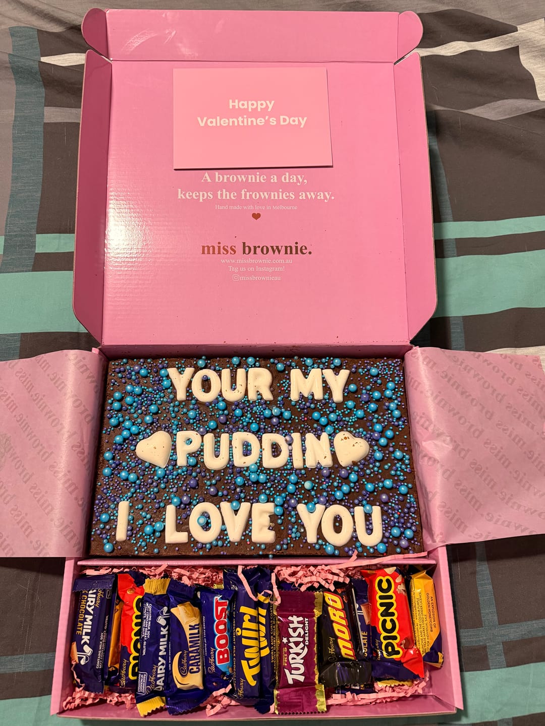 Customer photo review of Love Brownie · Large