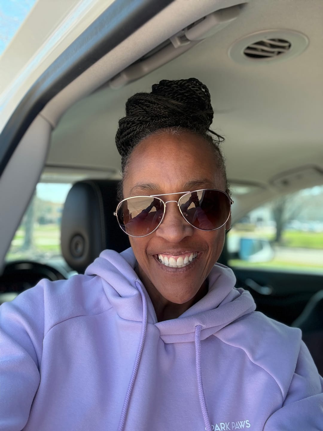 Customer photo review of Essential Human Hoodie - Lavender