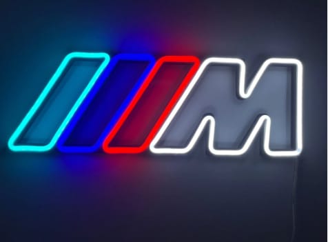 Customer photo review of BMW M LED Neon Sign
