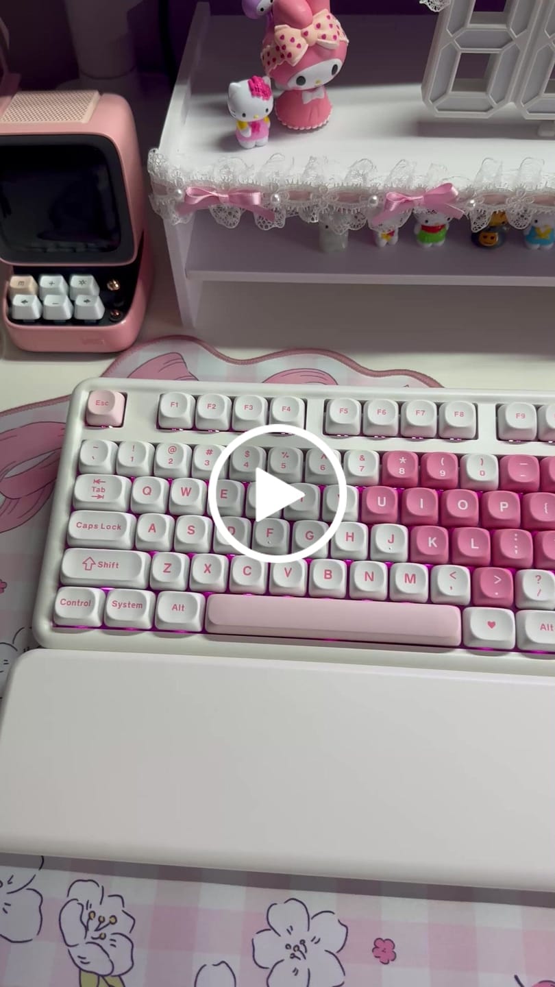 Customer video review of YUNZII B87 Mekanik Klavye