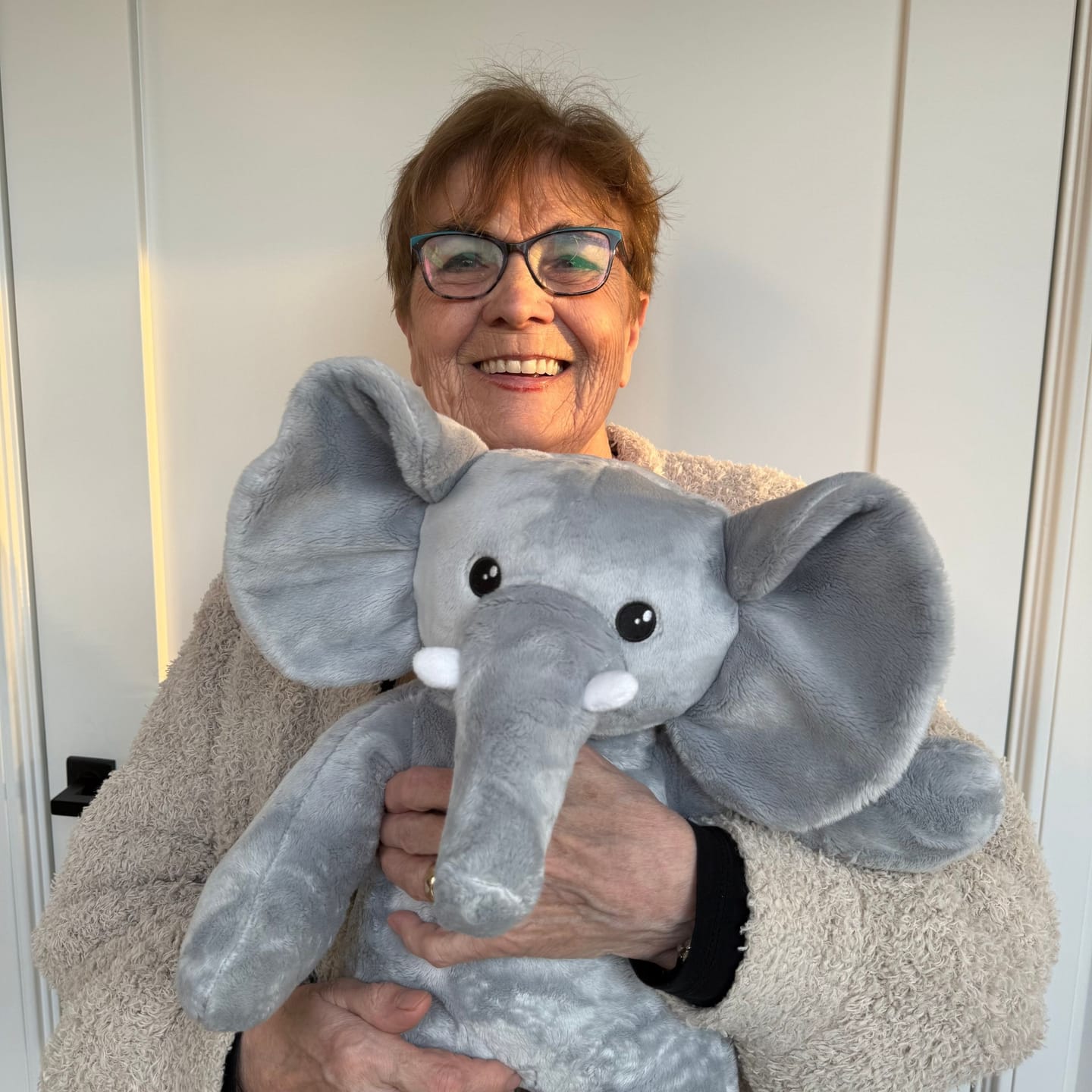 Customer photo review of Olifant Verzwaringsknuffel 2kg