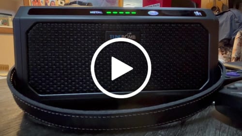 Customer video review of TuneBomb 10W Portable, Rechargeable Practice Mini Amp – For Guitar & Bass