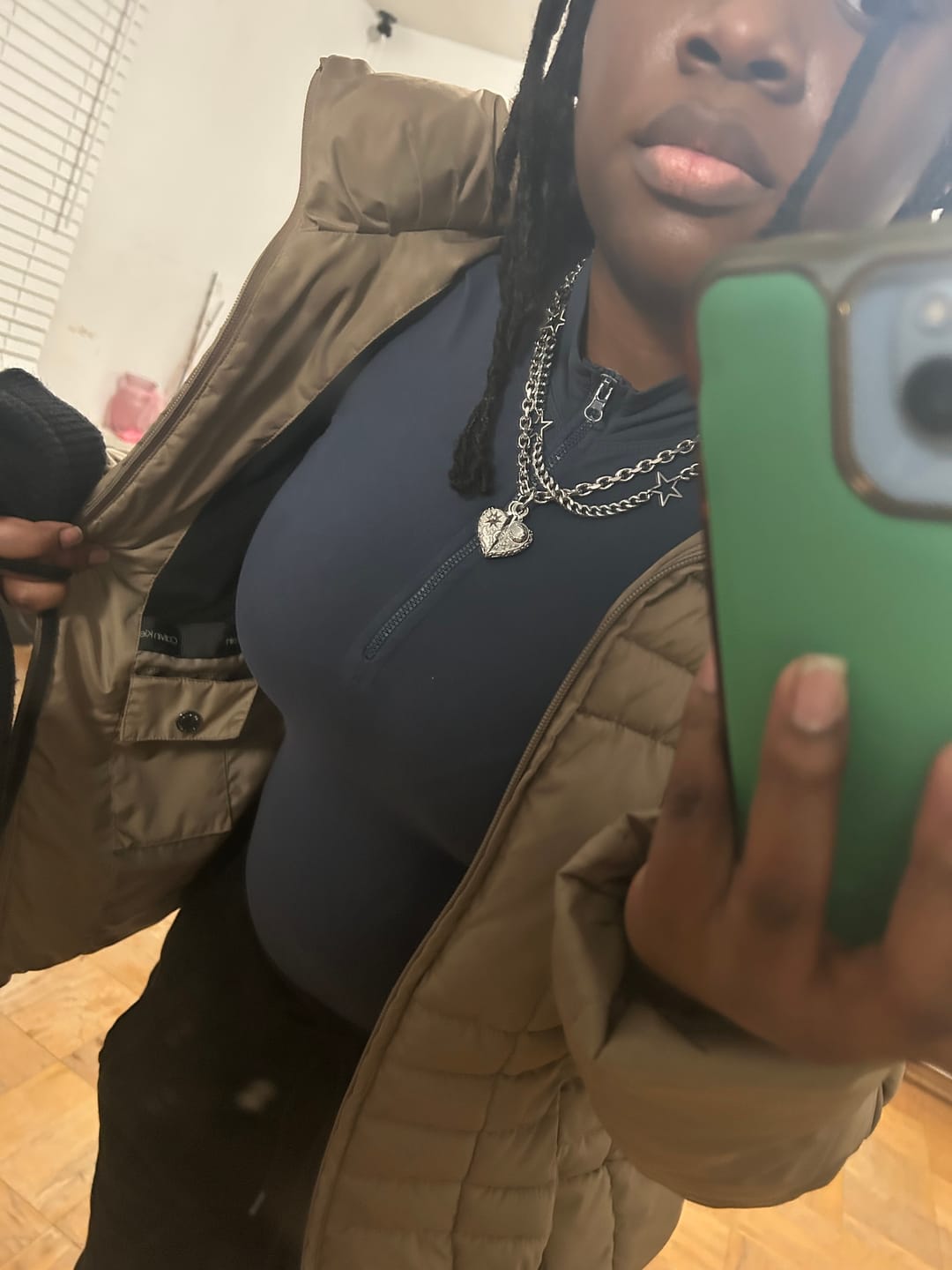 Customer photo review of COSMIC HEART PENDANT