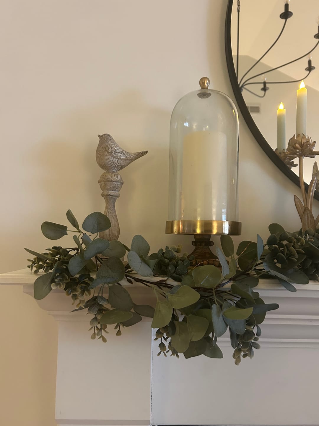 Customer photo review of Resin Bird on Pedestal Set