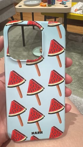 Customer photo review of iPhone 15 Pro Tough Case – Watermelon Bliss