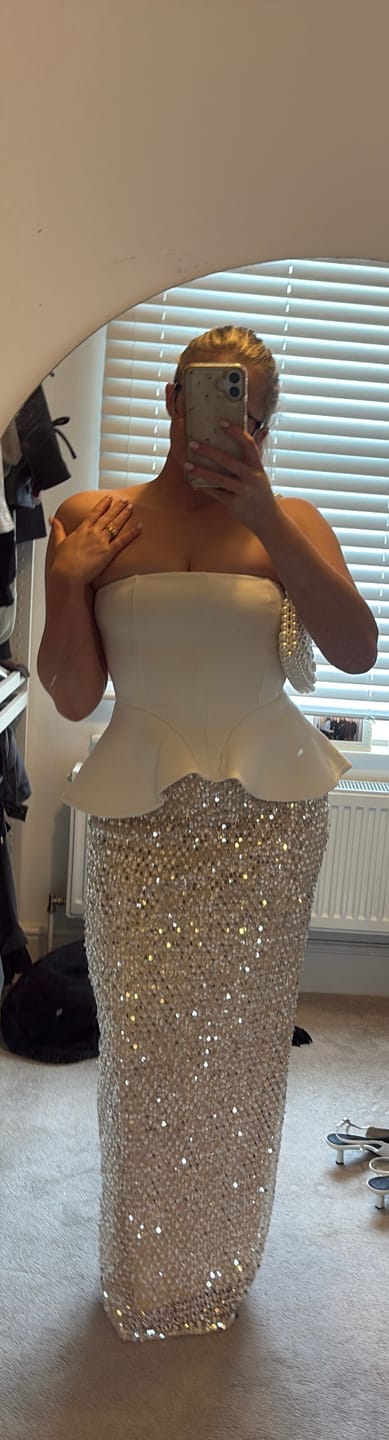 Customer photo review of CRYSTAL QUARTZ MAXI SKIRT