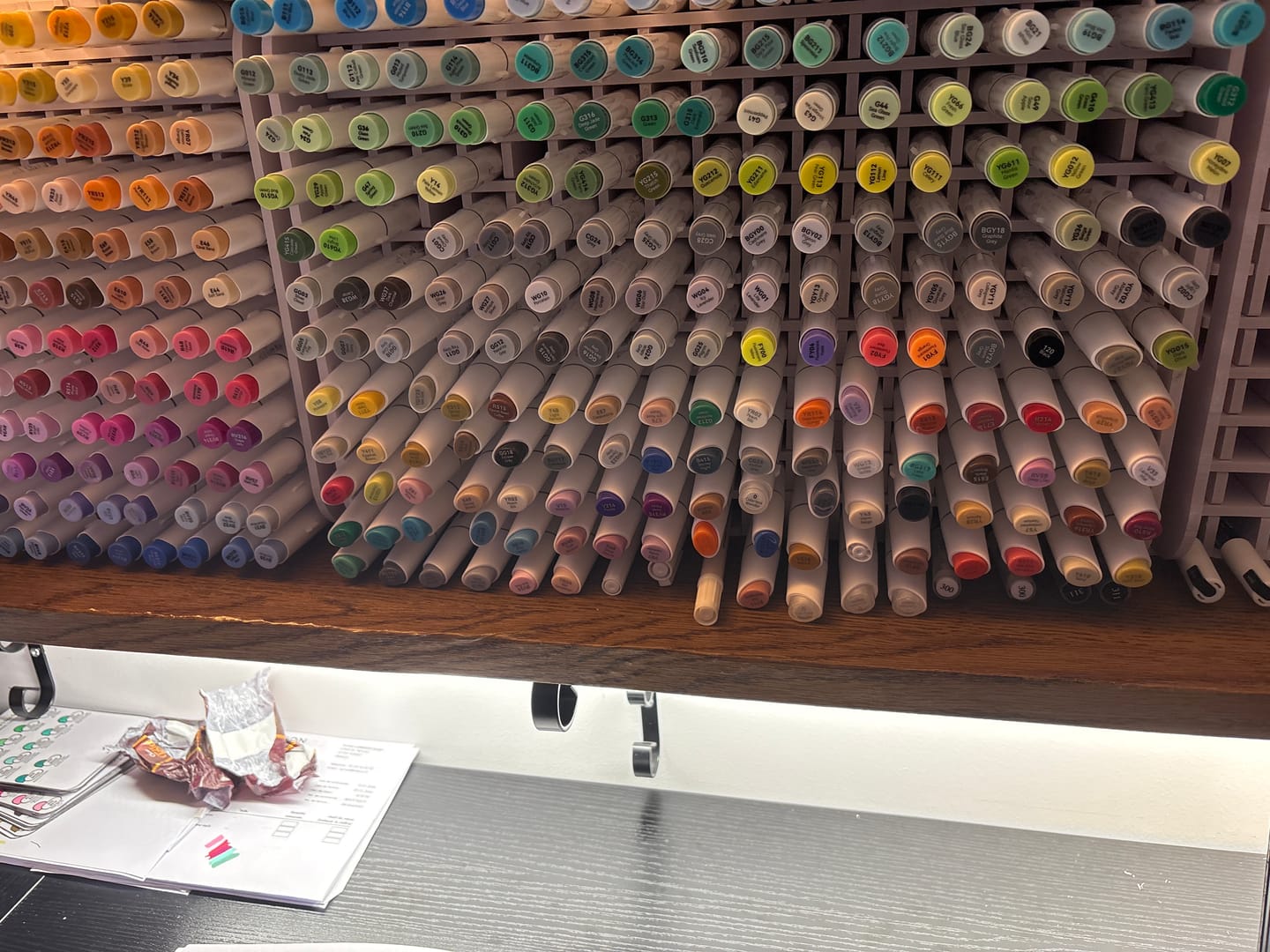 Customer photo review of Ohuhu Kaala Five Tones Slim Broad and Fine Dual Tips Alcohol Art Markers