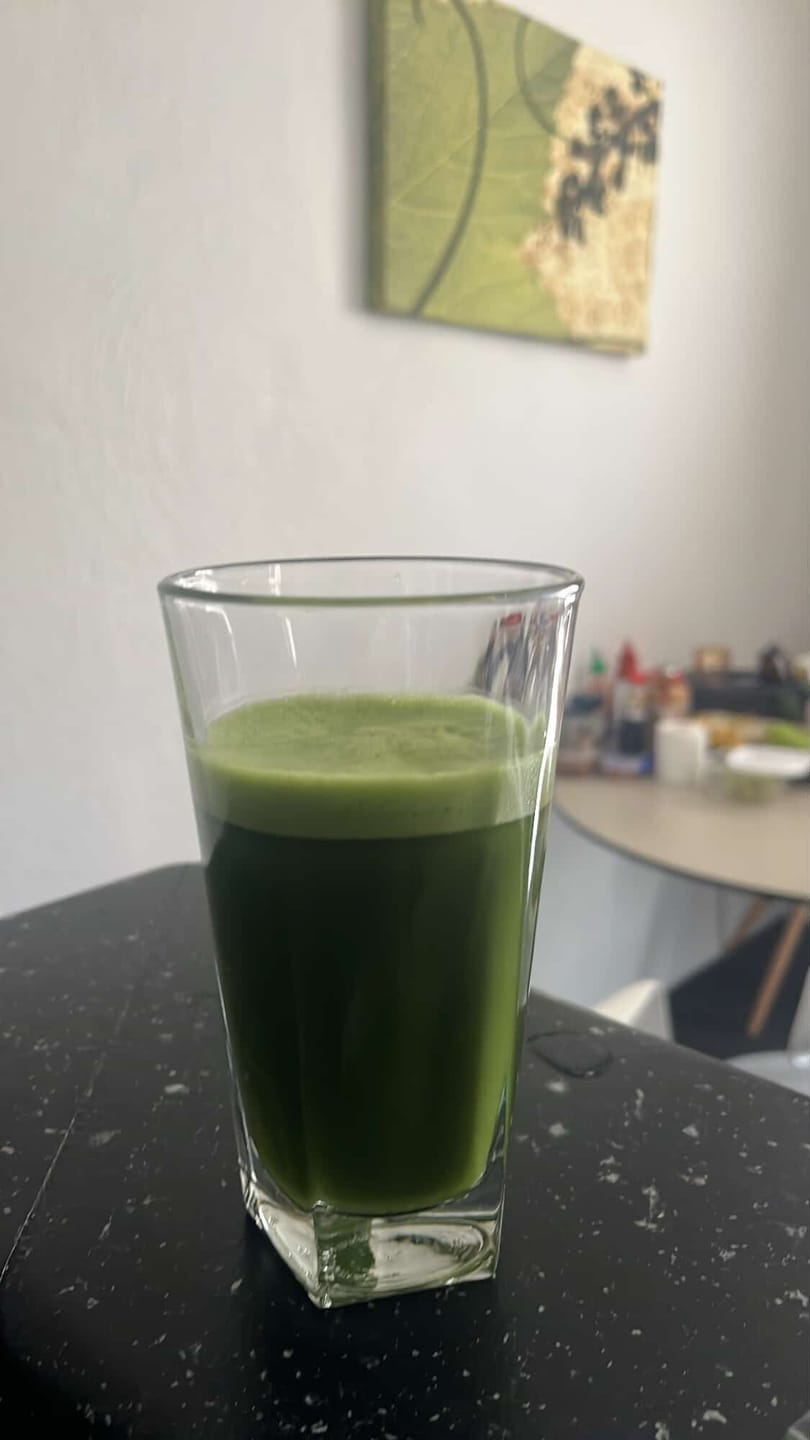 Customer photo review of Gourmet's Gold Artisan Matcha (Latte)