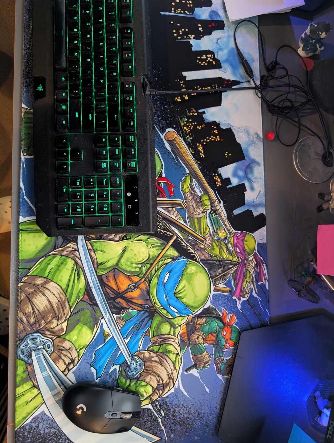 Customer photo review of Oni Deskpad - Teenage Mutant Ninja Turtles