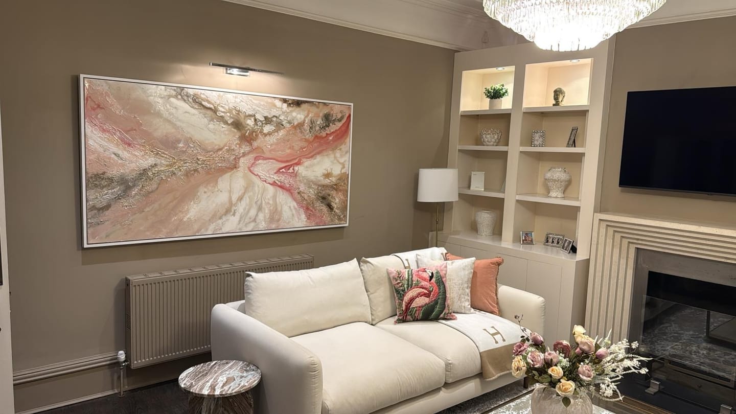 Customer photo review of Original canvas art