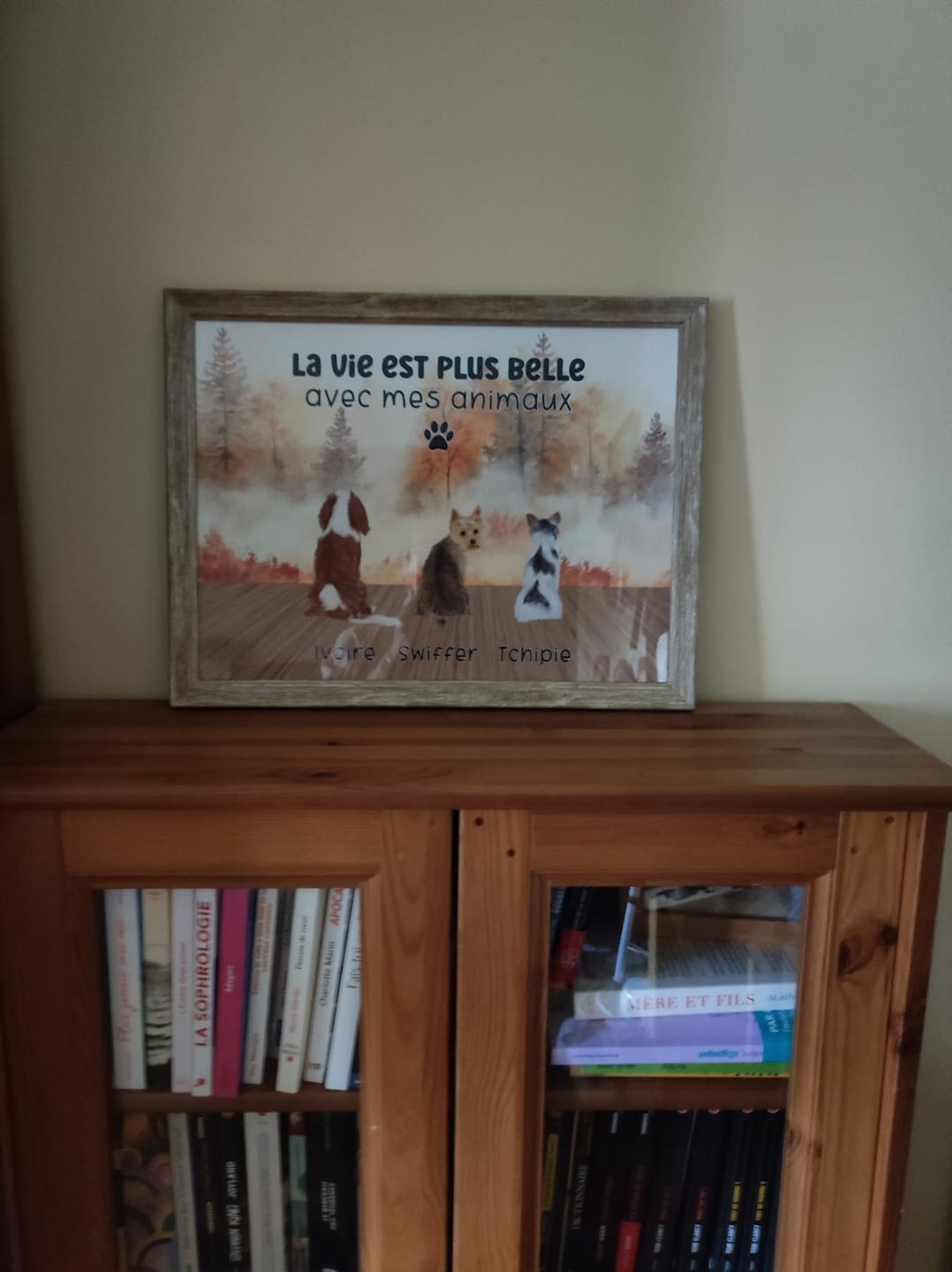 Customer photo review of Affiche Personnalisée - Animaux