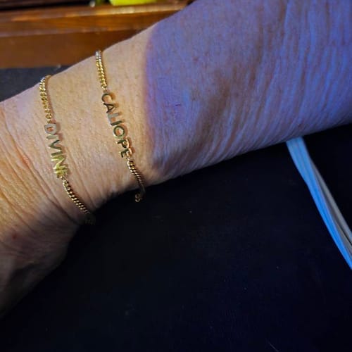 Customer photo review of Brățară personalizată cu nume