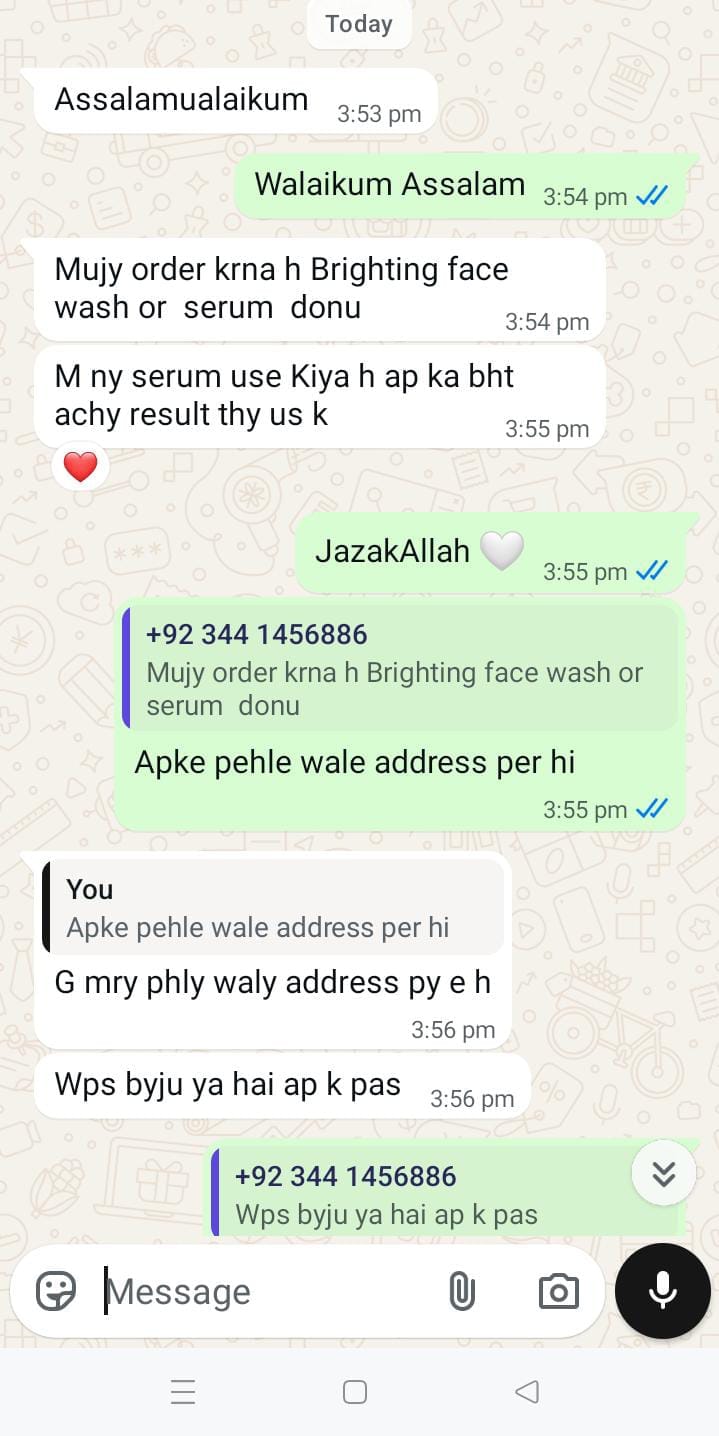 Customer photo review of Ultra Whitening Serum