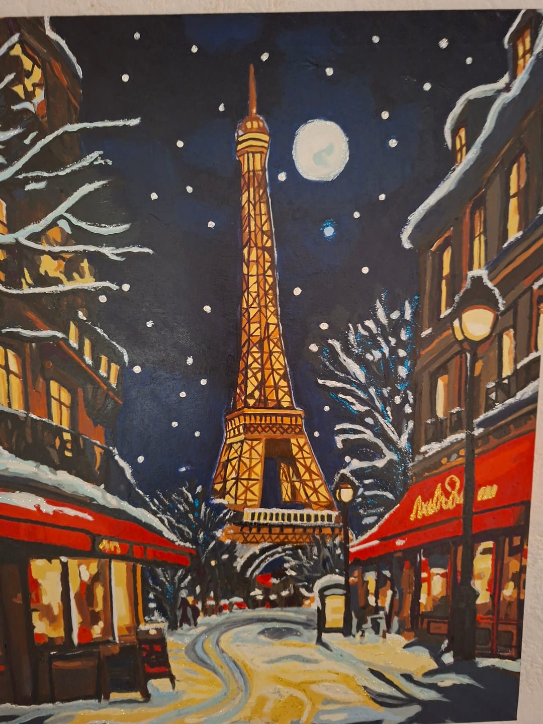 Customer photo review of Malen nach Zahlen - Weihnachten in Paris