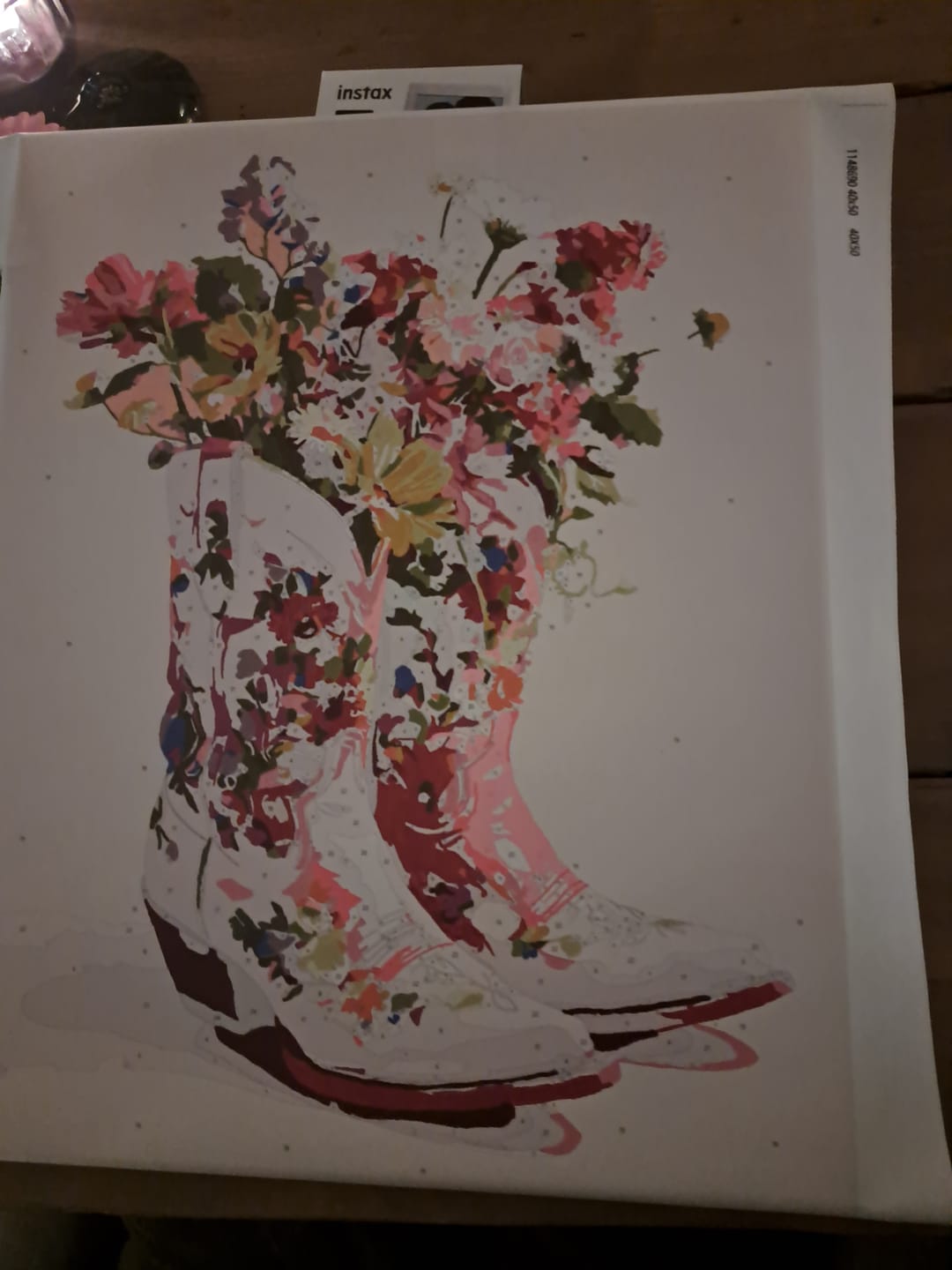 Customer photo review of Cowboylaarzen met bloemen
