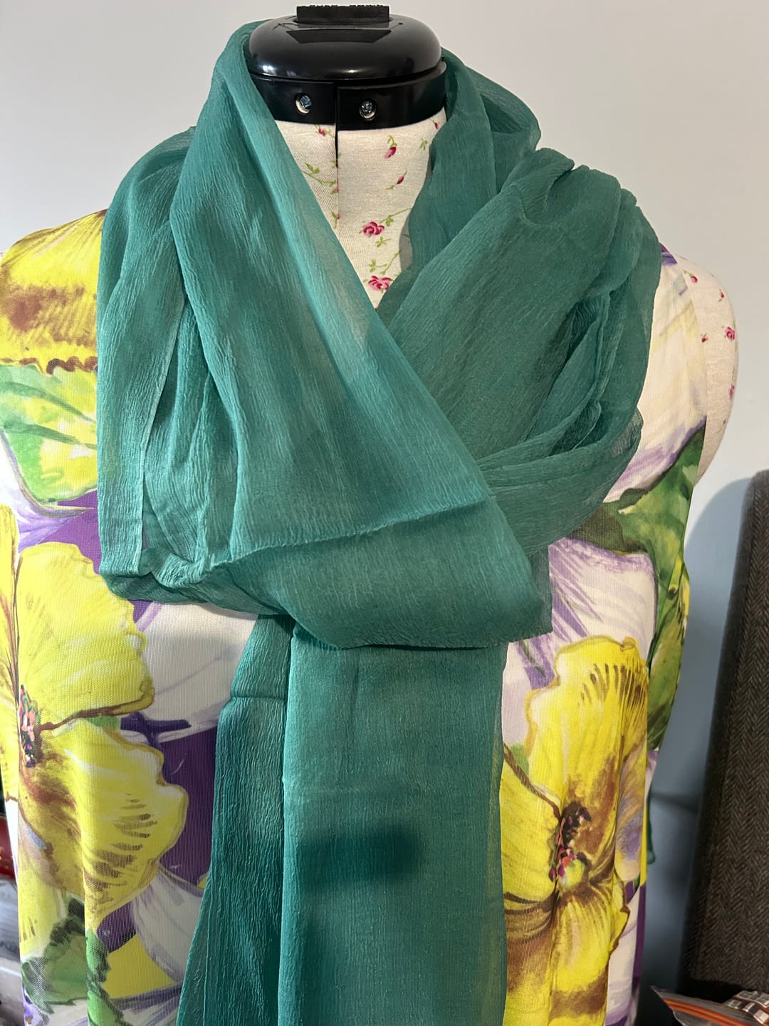 Customer photo review of Try Our New Crepe Fabrics: Free 3 Piece Bundle ✅