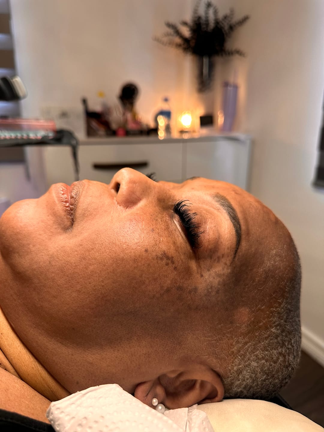 Customer photo review of Noir Fiber Tweezer Kit