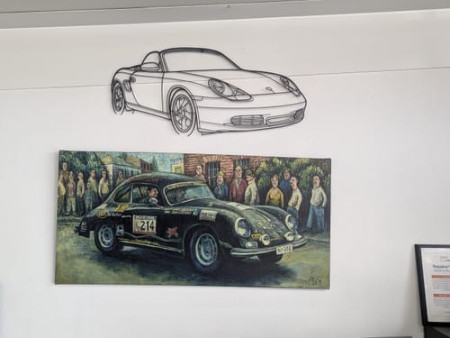 Customer photo review of Your Custom Car Silhouette Metal Wall Art Service