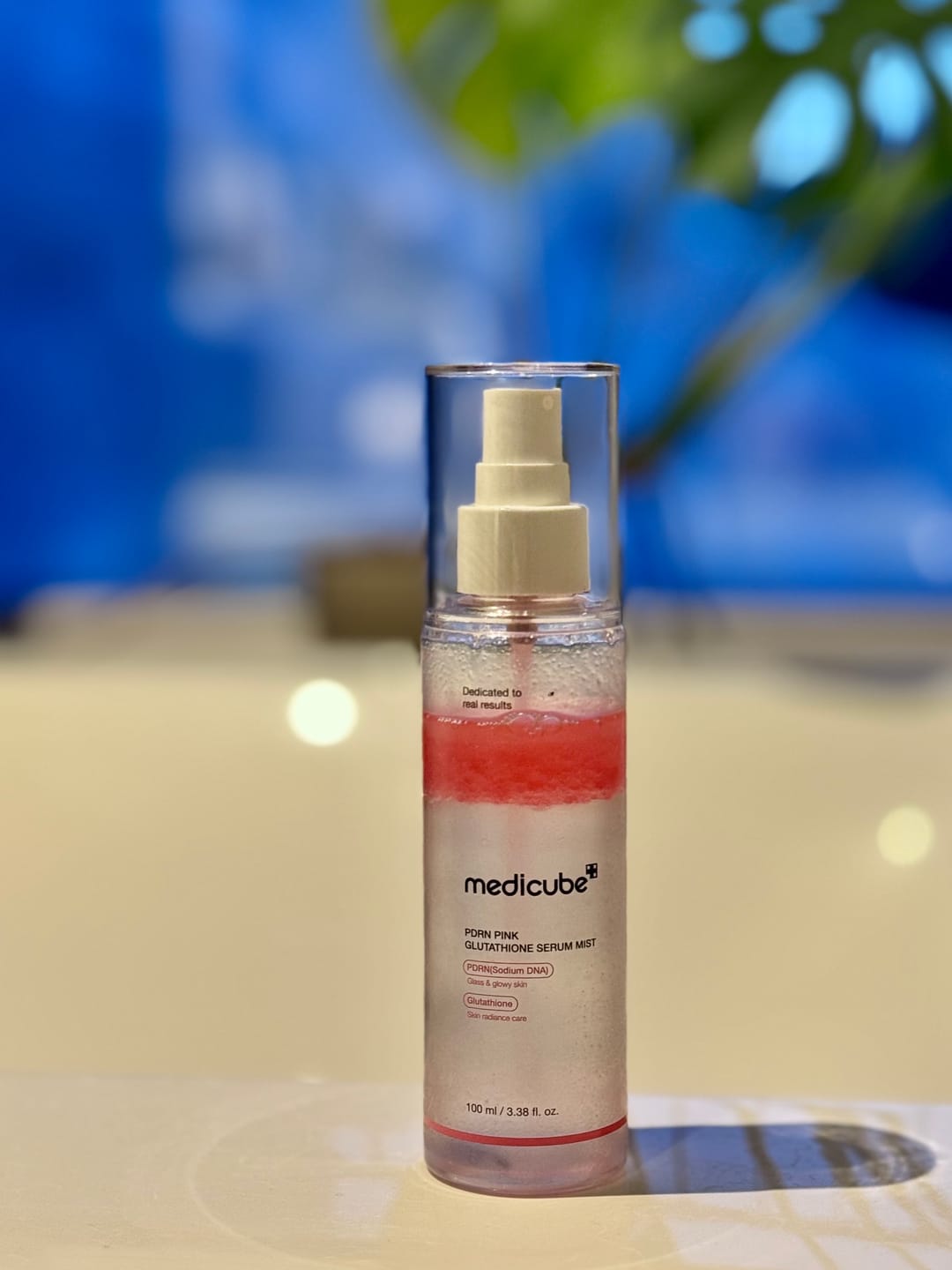 Customer photo review of Serums-mists mirdzuma piešķiršanai ādai Medicube PDRN Pink Glutathione Serum Mist