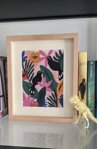 Customer photo review of Solid Beech Wood Frame: Deep-Set