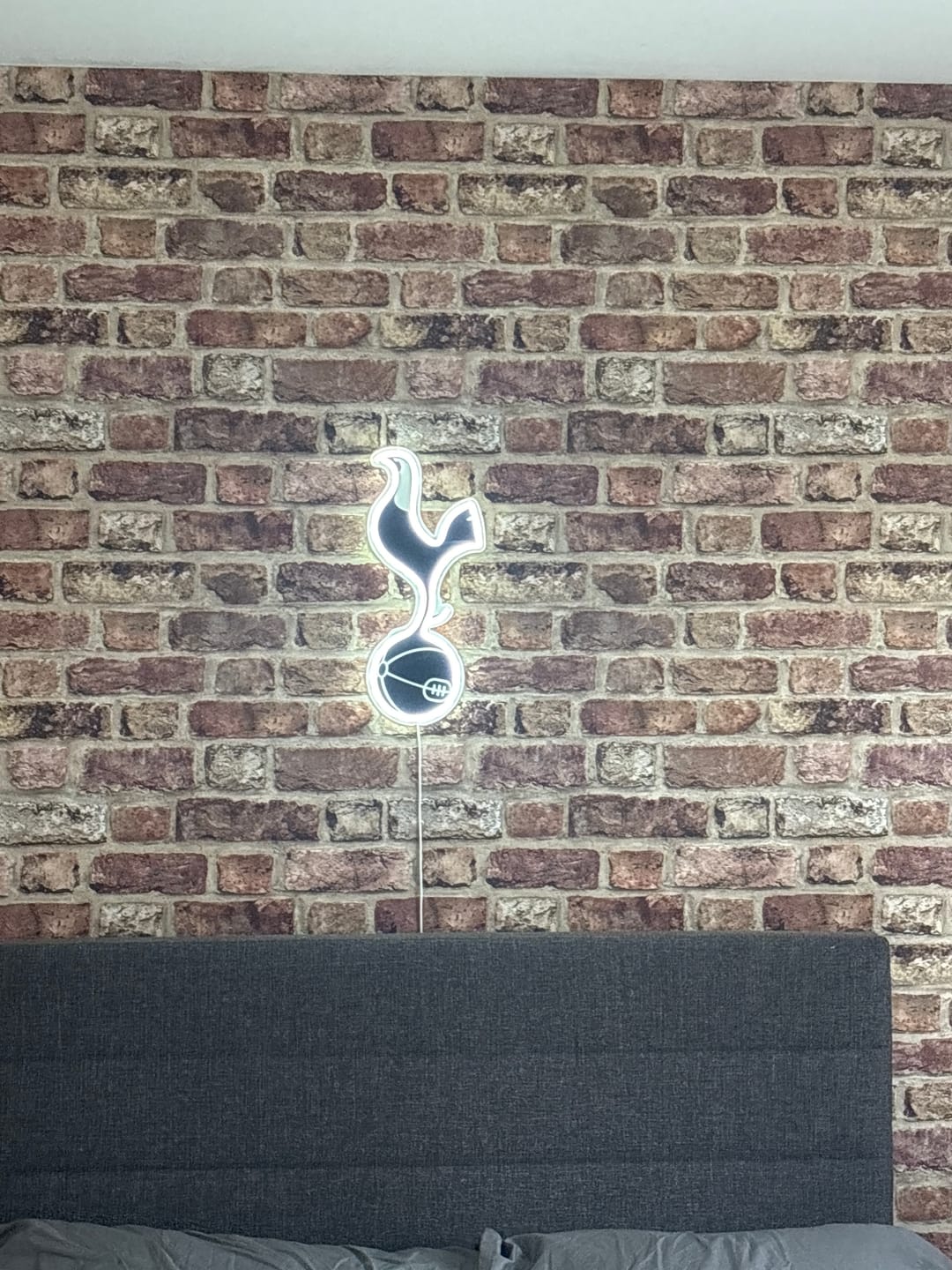 Customer photo review of Tottenham Hotspurs Football Neon Sign