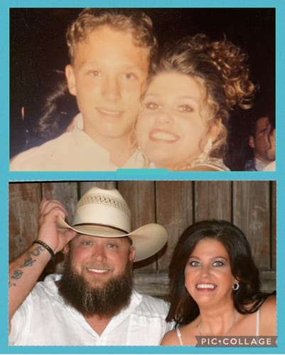 Reviewer shares a then-and-now photo collage of the couple celebrated in their custom 'Your Song On YouTube'.