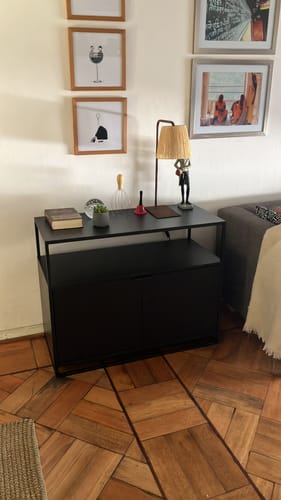 Customer photo review of Gabinete simple con puertas | METAL BLACK