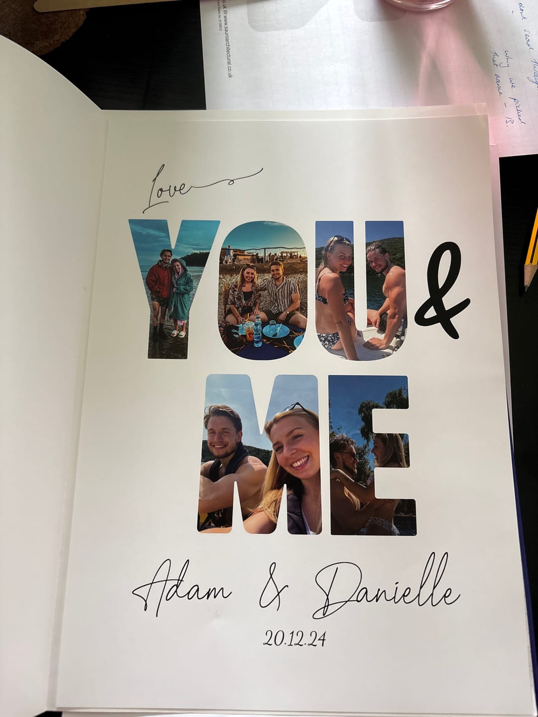 Customer photo review of You & Me - Personalized Poster