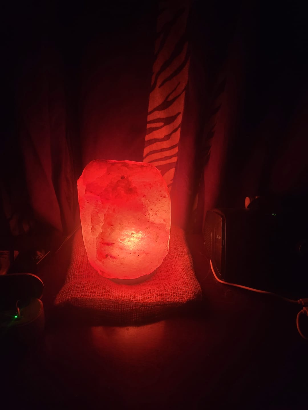 Customer photo review of Original Himalayan Salt Lamp