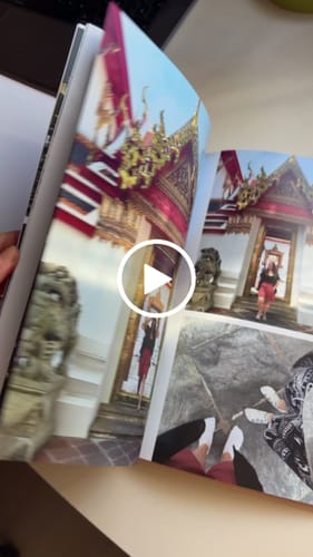 Customer video review of Custom Travel Book