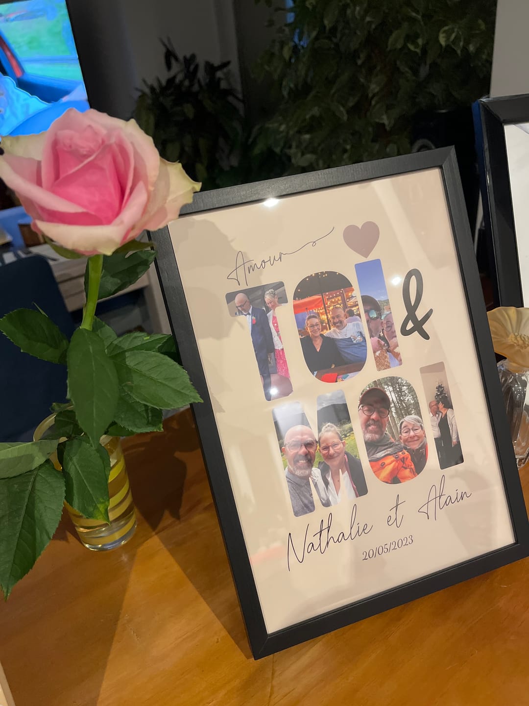 Customer photo review of Toi & Moi -  Affiche Personnalisée