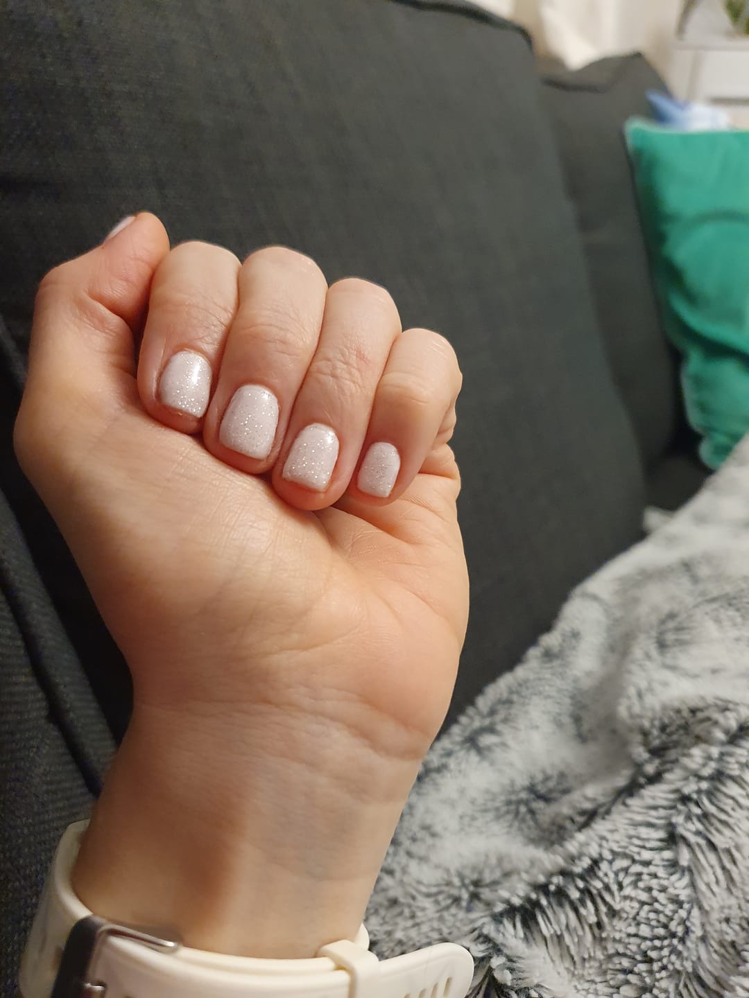 Customer photo review of Semilac Top Coat Flash On T21 UV Gel Polish