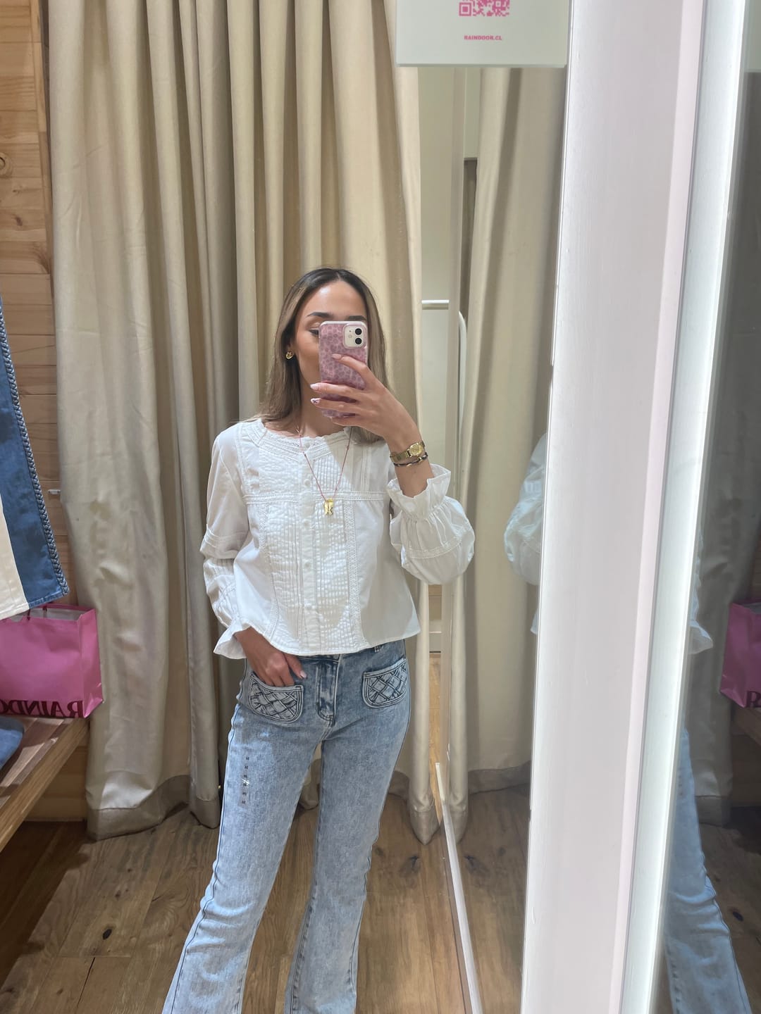 Customer photo review of Pantalón Pocket Nudos Blue