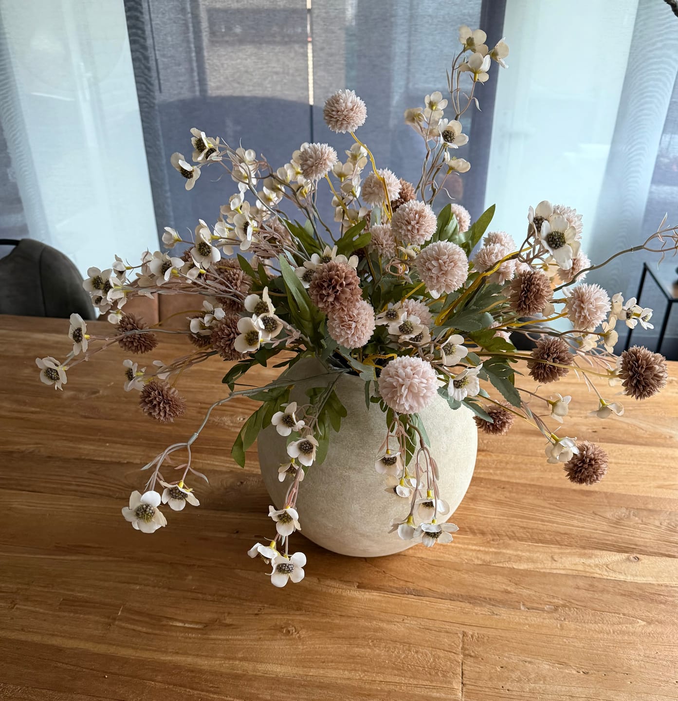 Customer photo review of Wax Arrangement - Crème mix