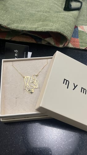 Customer photo review of Collana Mamma e Figlio