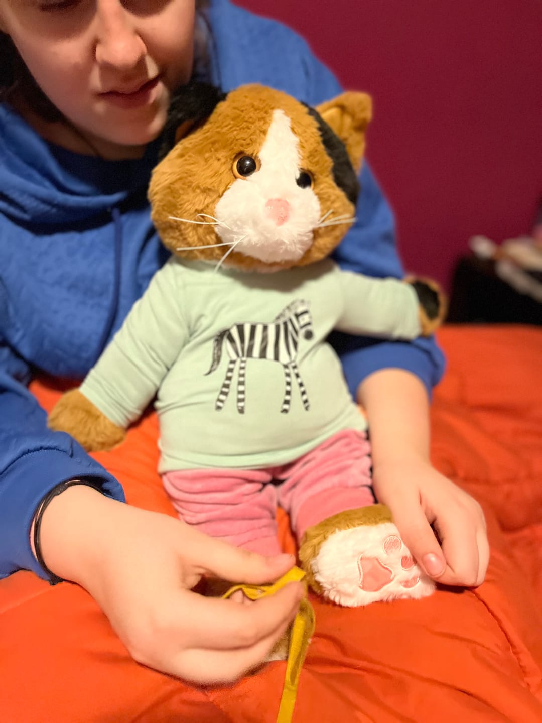 Customer photo review of Verzwaringsknuffel Kat 2,2 kg + Gratis Pittenzakje