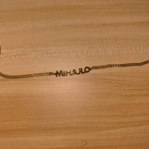 Customer photo review of Brățară personalizată cu nume