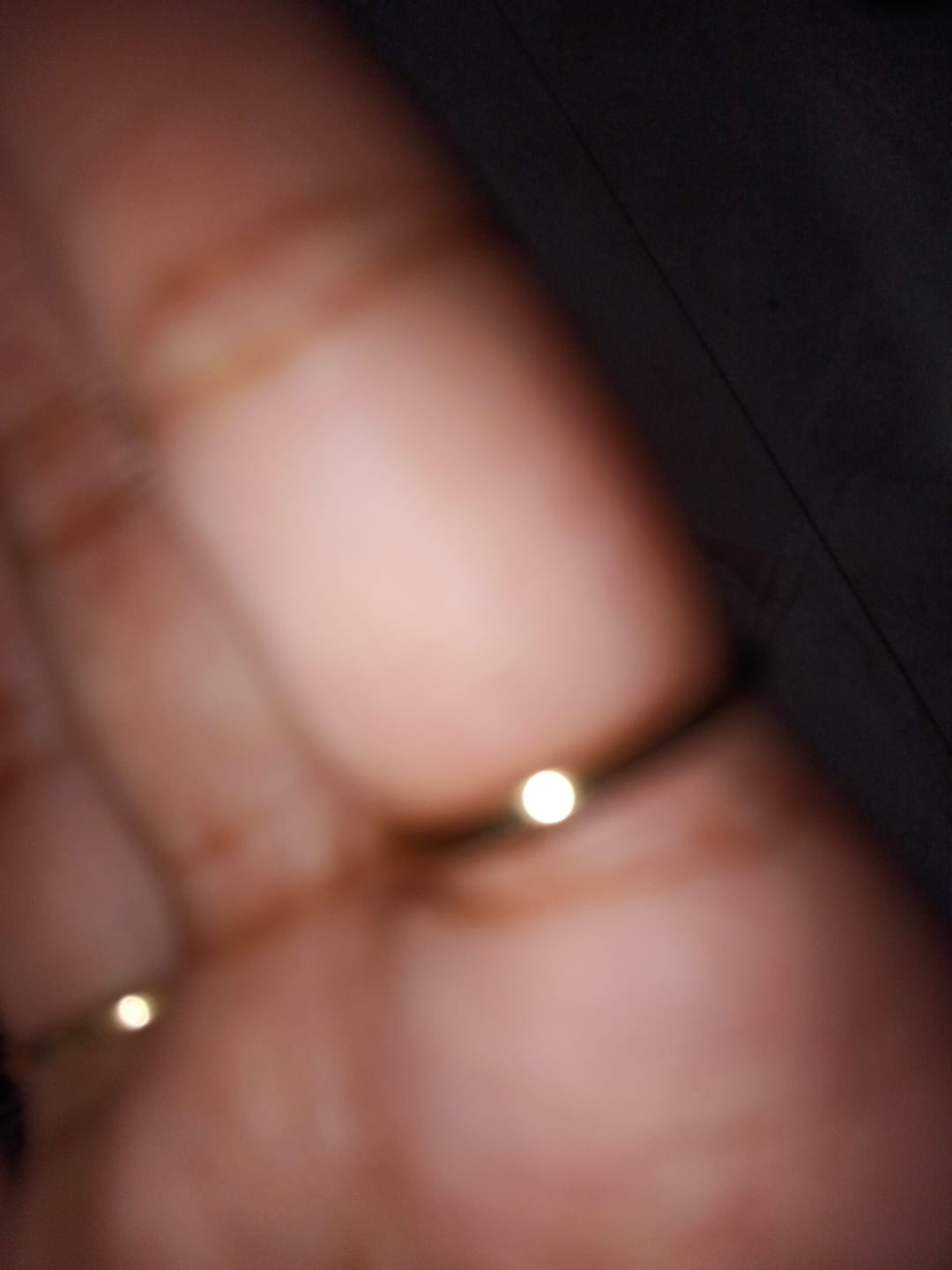 Customer photo review of Centre Stone Accent Band Ring