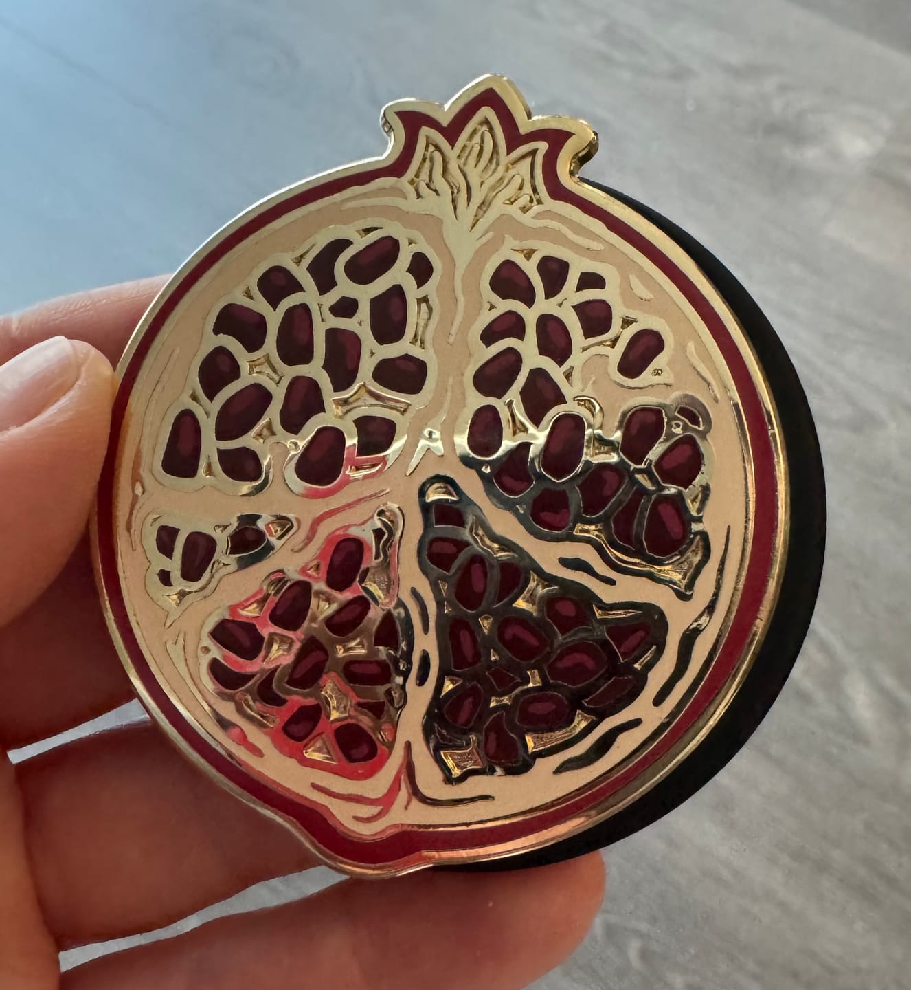 Customer photo review of Pomegranate Clingie