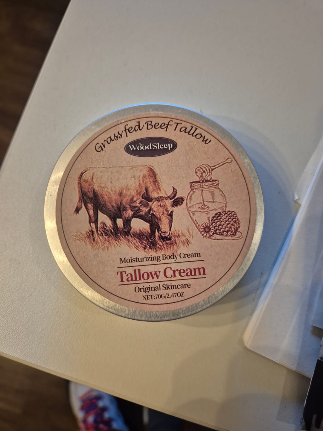 Customer photo review of Tallow Rindertalg Creme Natur – 100% natürliche und unparfümierte Hautpflege