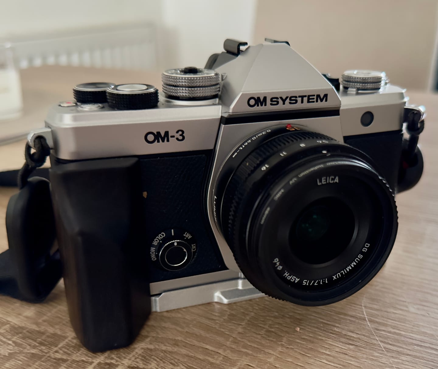 Customer photo review of Olympus OM3 Grip Wood MS Design
