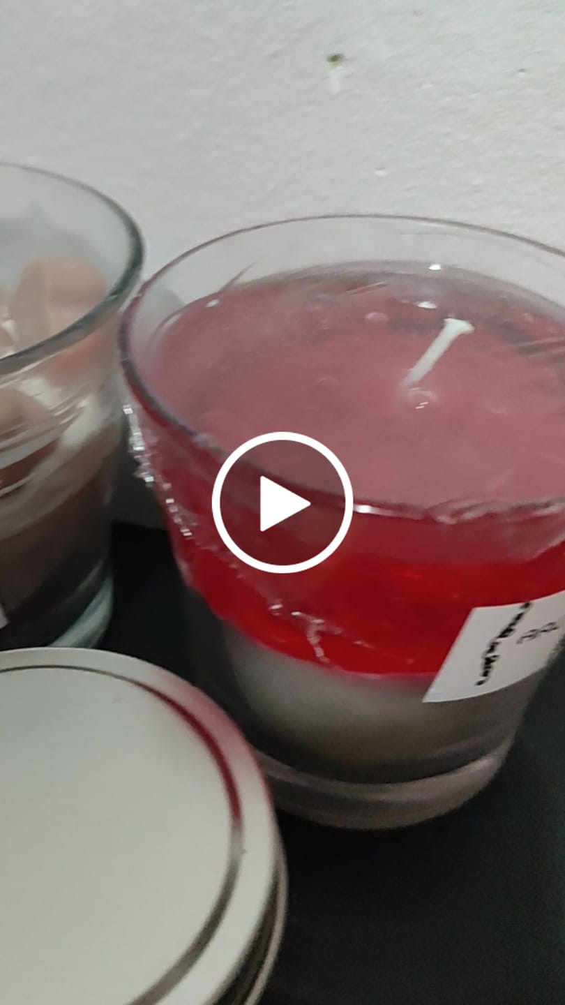 Customer video review of Gel para velas