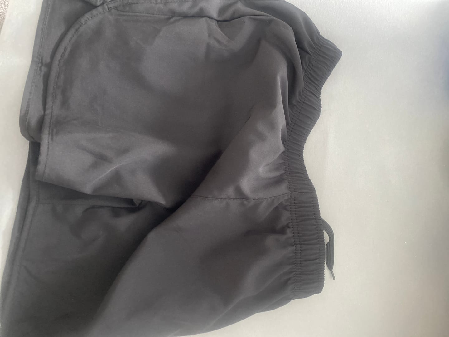 Customer photo review of Men's Non-Lined Translucent Sexy Beach Shorts