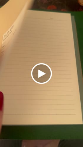 Customer video review of Ruled Note